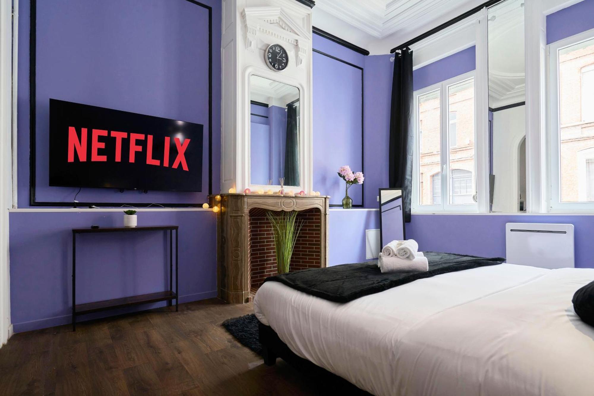 Ng Prestige - Lille L Roubaix Trichon - Balneo - Netflix - Wifi Lejlighed Eksteriør billede